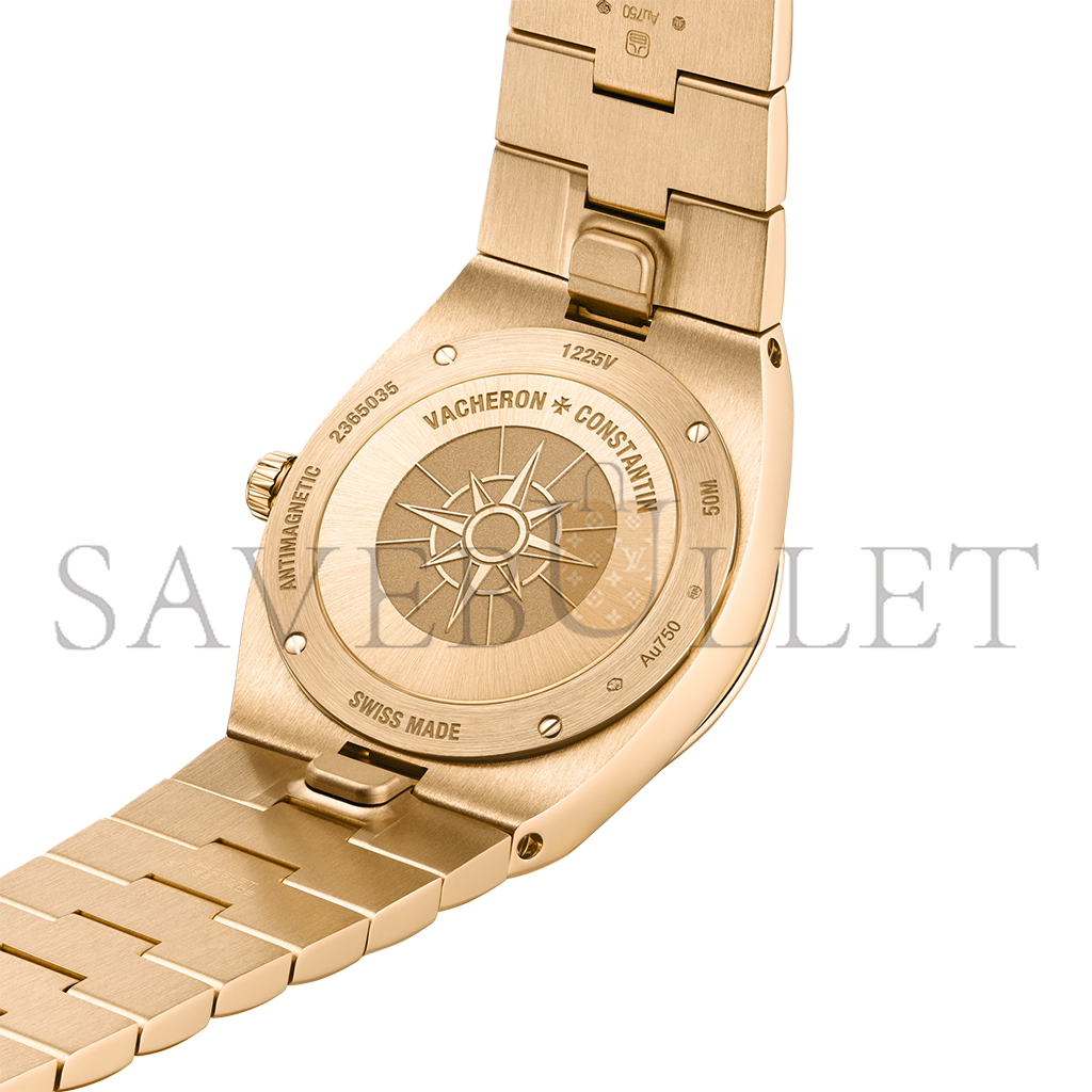 VACHERON CONSTANTIN OVERSEAS QUARTZ 33 MM PINK GOLD WATCH 1225V/200R-H031 VACHERON CONSTANTIN OVERSEAS QUARTZ 33 MM PINK GOLD WATCH 1225V/200R-H031